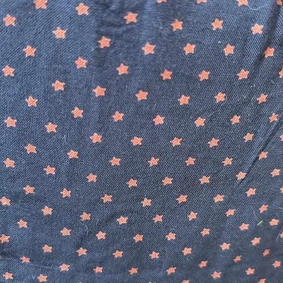 Denim & supply Ralph Lauren dress button-down V-neck mini dress navy /red stars - Picture 10 of 10